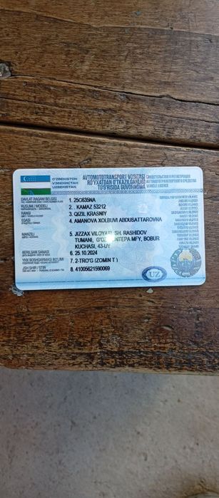 Kamaz sotiladi soz xolatda