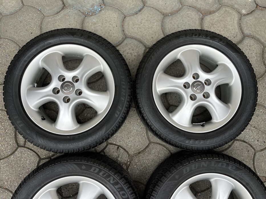Jante aliaj 5x110mm, anvelope 205/55 R16 Opel Corsa Meriva Astra G, H, Zafira