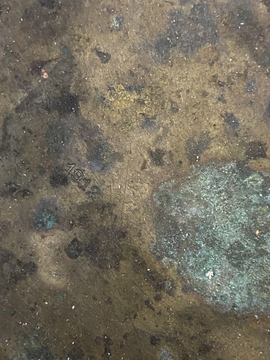 Античен кантар, 1912 г., оригинални тежести, маркиран T H B