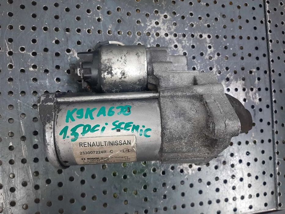 electromotor  1.5 dci k9ka636 renault scenic 3 megane 3  233007224r  0001170605