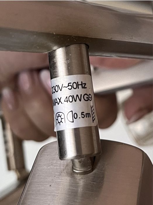 Висящ лампион, стъкло за лампион и аплик