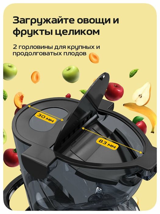 Шнековая соковыжималка Wollmer J310 Extr
