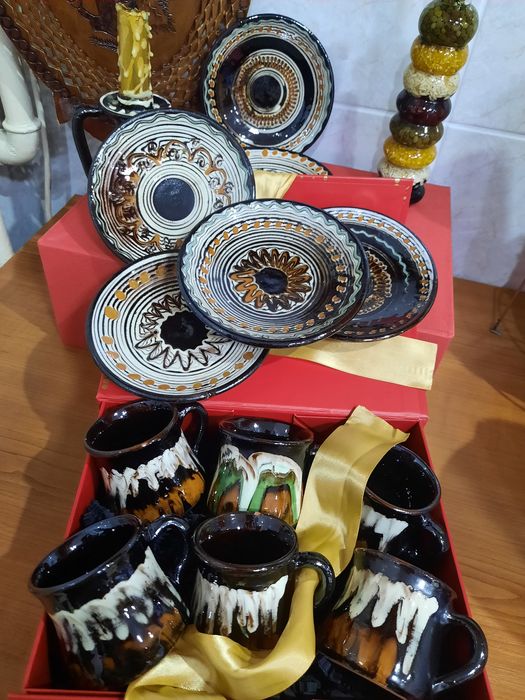 Set ceramică Horezu 6+6.