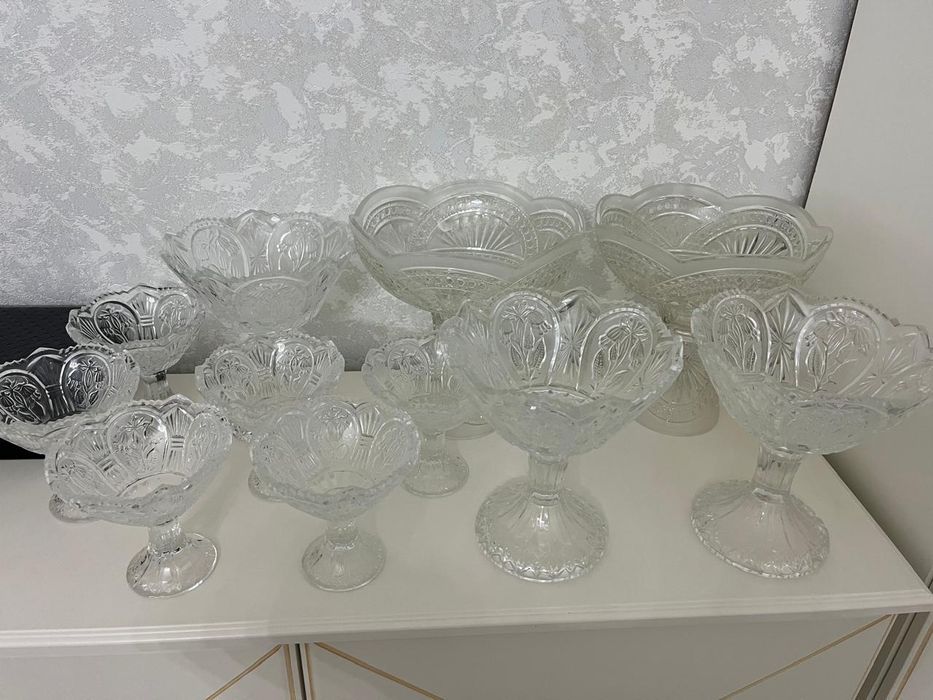 Вазы хрустальные