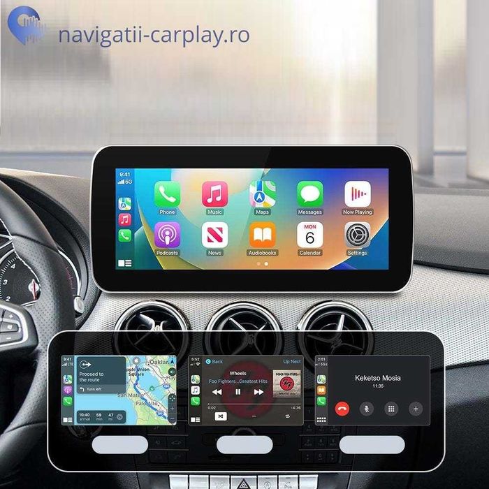 Ecran mare cu Apple CarPlay / Android Auto Mercedes Benz GLA X156