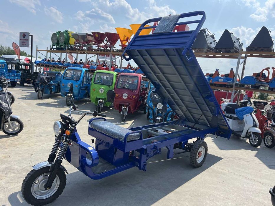 Triciclu electric platforma 3m Thor Hercules 72V 75Ah motor 2200W