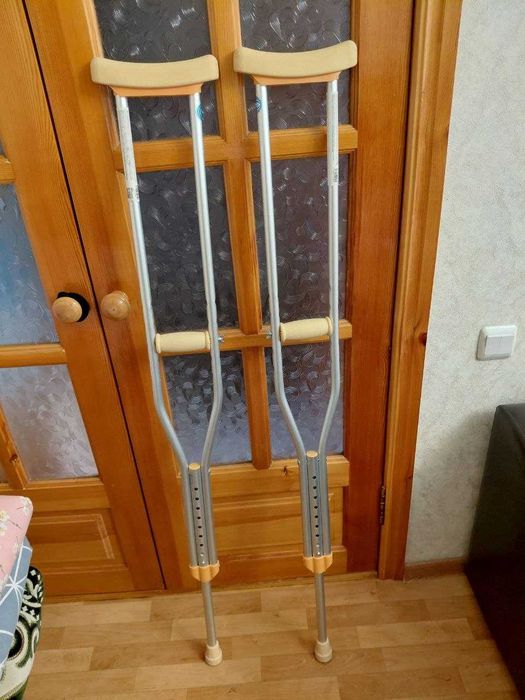 Костыли взрослые алюминиевые
