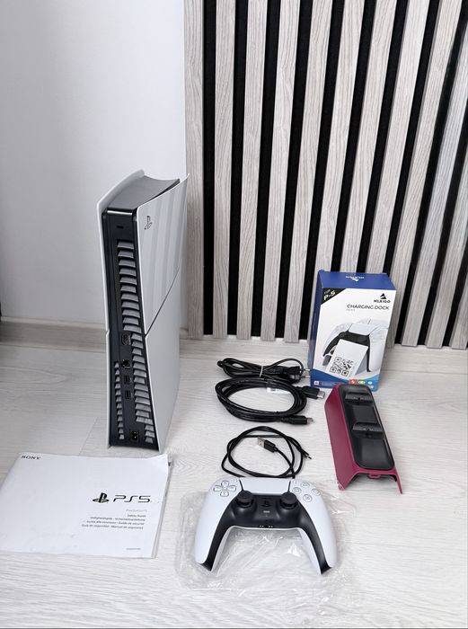 PS5 - PlayStation 5 Slim Digital 1TB + dock + 35 jocuri