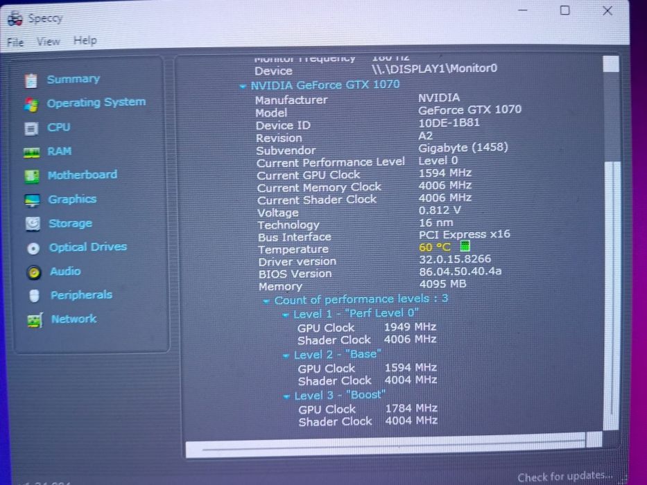 Продам Nvidia geforce gtx 1070 в исполнение gigabyte быстро