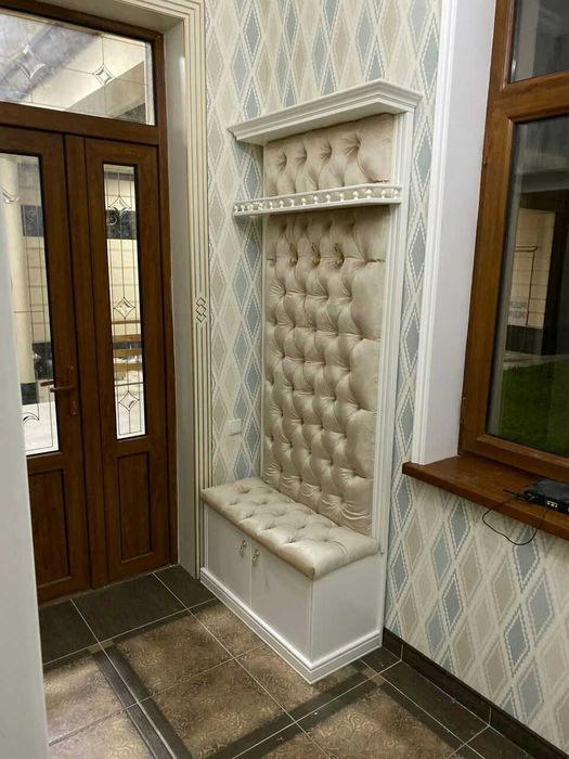 Buyurtma bo‘yicha mebel: dahliz, mehmonxona, yotoqxona, oshxona