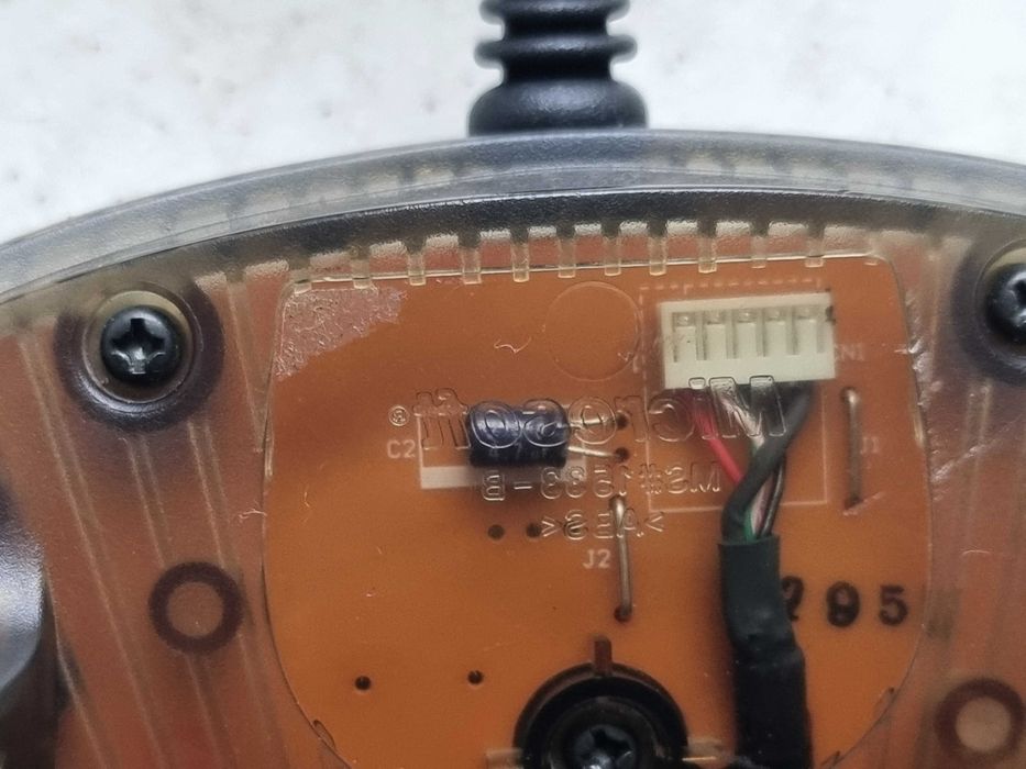 Ретро-геймпад Microsoft SideWinder Game Pad USB (Полупрозрачный)