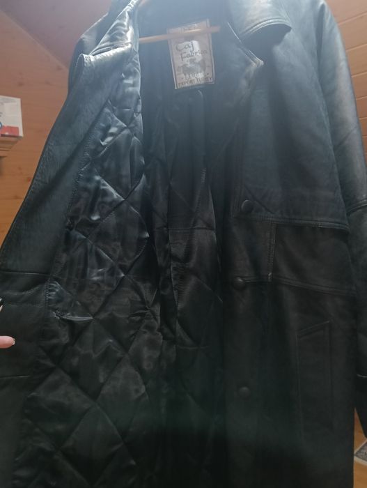 Pardesiu barbatesc superb piele Matrix