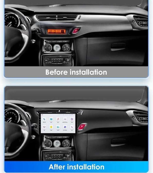Мултимедия за Citroen C3 MK2SC Навигация дисплей плеър Android C3 2DIN