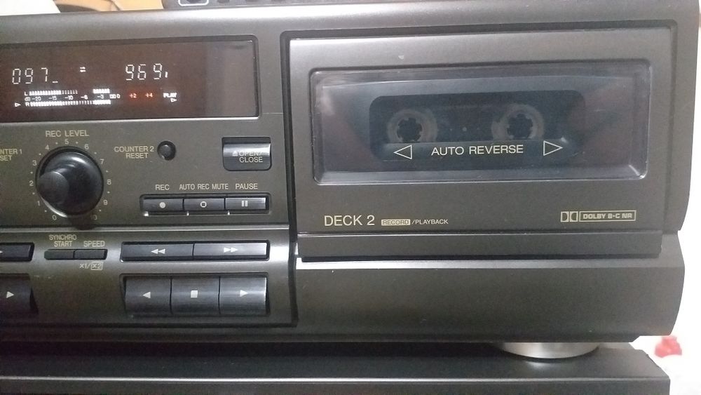 Deck Technics RS-TR 373 dublu caset cu telecomanda