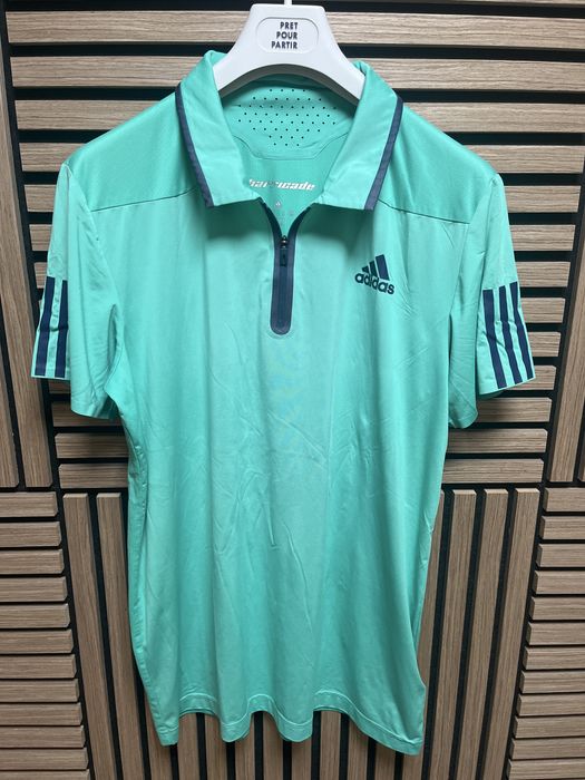 ADIDAS Barricade Tennis 1/4 Zip Tee - Тенис модел размер М/Л Оригинал