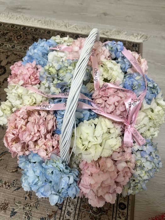 18 шт гортензий букет
