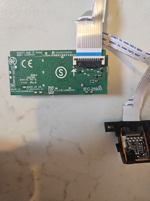 Modul wifi + bluetooth LG 65NANO81T3A