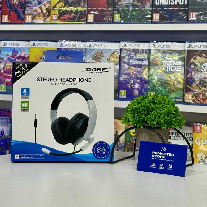 Наушники DOBE Stereo Headphone для PlayStation 4/5