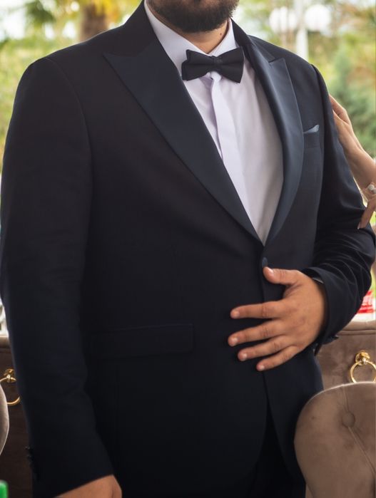 Costum Mire/Gala Premium (3 piese) - Bleumarin - Mărime 60 (XL-XXL)