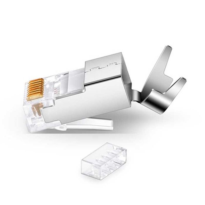 коннектор RG45 / RJ45 7 категория металлическая Cat7