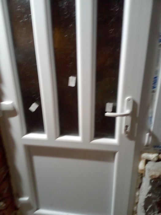 Врата за тераса 212х82, PVC, нова