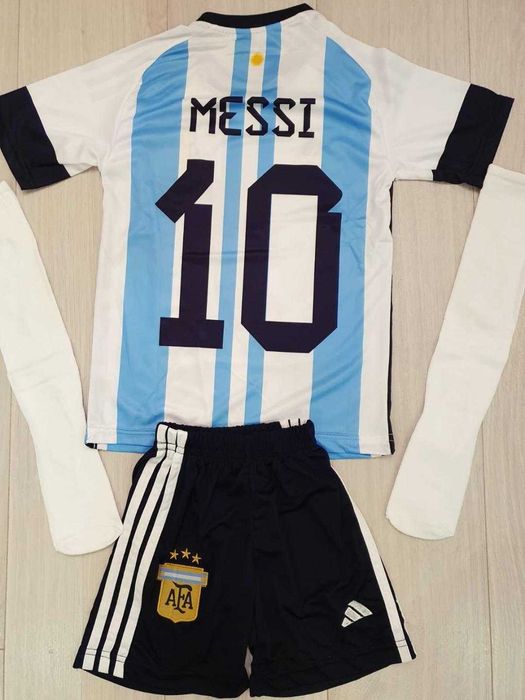 Echipamente fotbal copii 3/15 ani ARGENTINA,Messi,2 CULORI,MODELE NOI