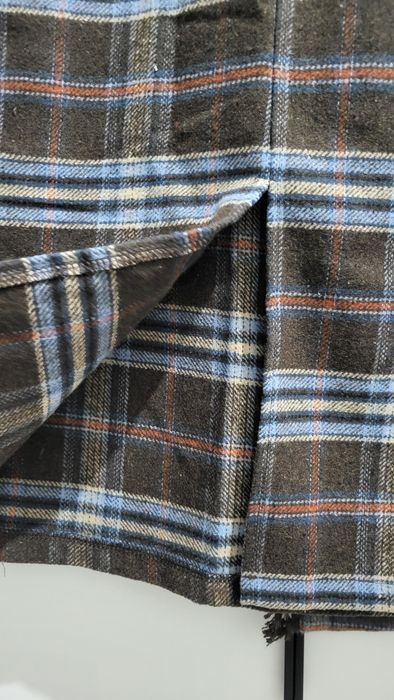 Юбка тёплая в клетку