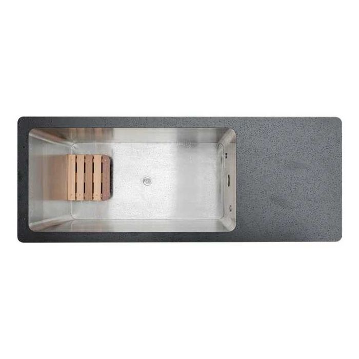 Bazin All-in-One Recuperare Gheață și SPA, Exterior Metal Zincat Mat, Interior Inox 304, Răcire/Încălzire, WIFI, Iluminare LED