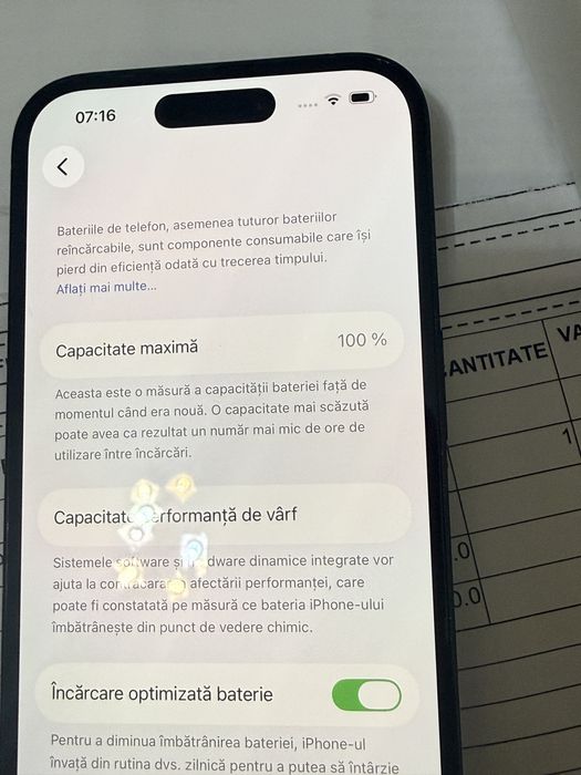Iphone 14 pro baterie 100% garantie