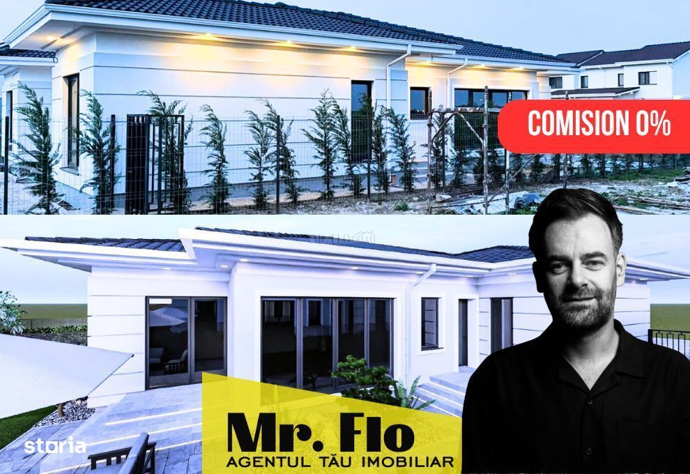 Vand Duplex pe parter 3 camere Mosnita Noua cu Canalizare Comision 0