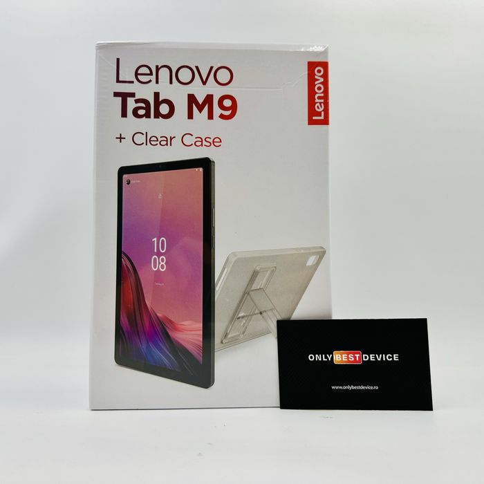 Tableta Lenovo Tab M9 Arctic Grey 3/32GB + Husa Clear