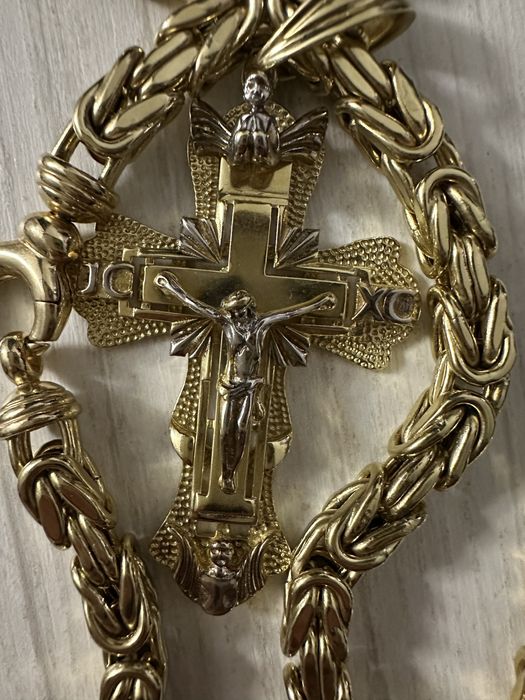 Lant de aur 14 k 65 cm 112 g NOU