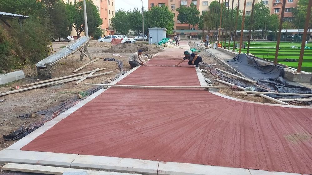 Асфальтирование любых тип дорог, а также благоустройство.