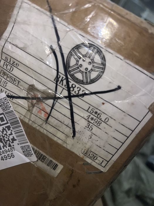 Диск размер 15х6.0