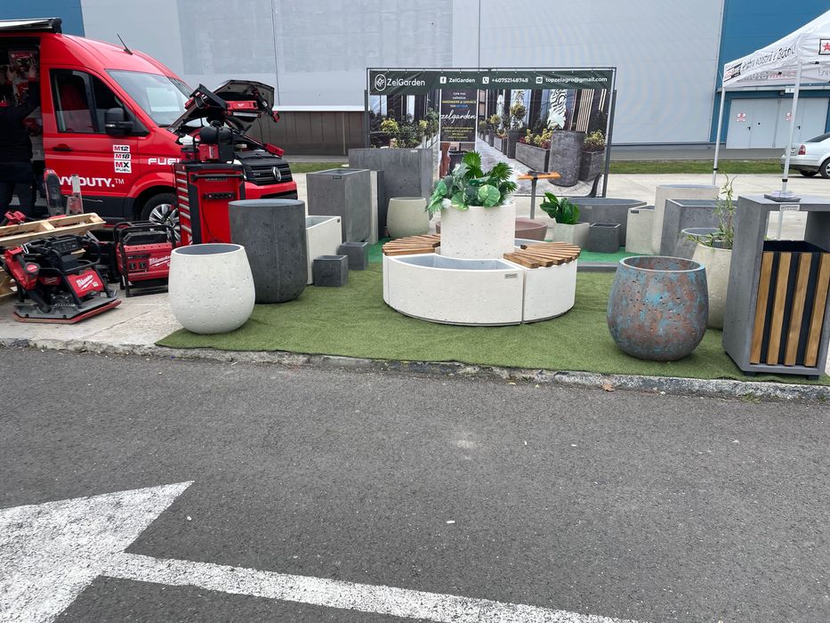 Ghiveci și jardiniere din beton