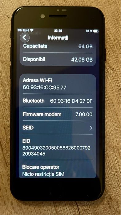 iPhone SE 2020 impecabil