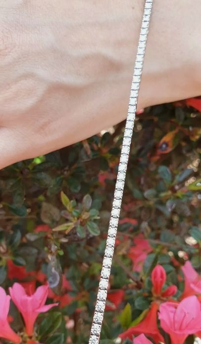 Bratara Tennis Diamante Naturale 5 Ct Claritate SI1 culoare F Certif