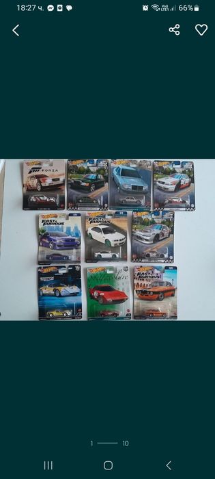 HotWheels колички Honda,Audi, BMW и др.