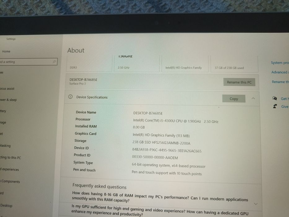 Tableta Microsoft Surface Pro 3,ideala  tester