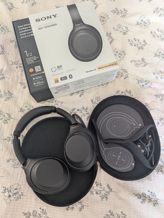 Продаю оригинальные беспроводные наушники Sony WH-1000XM4.