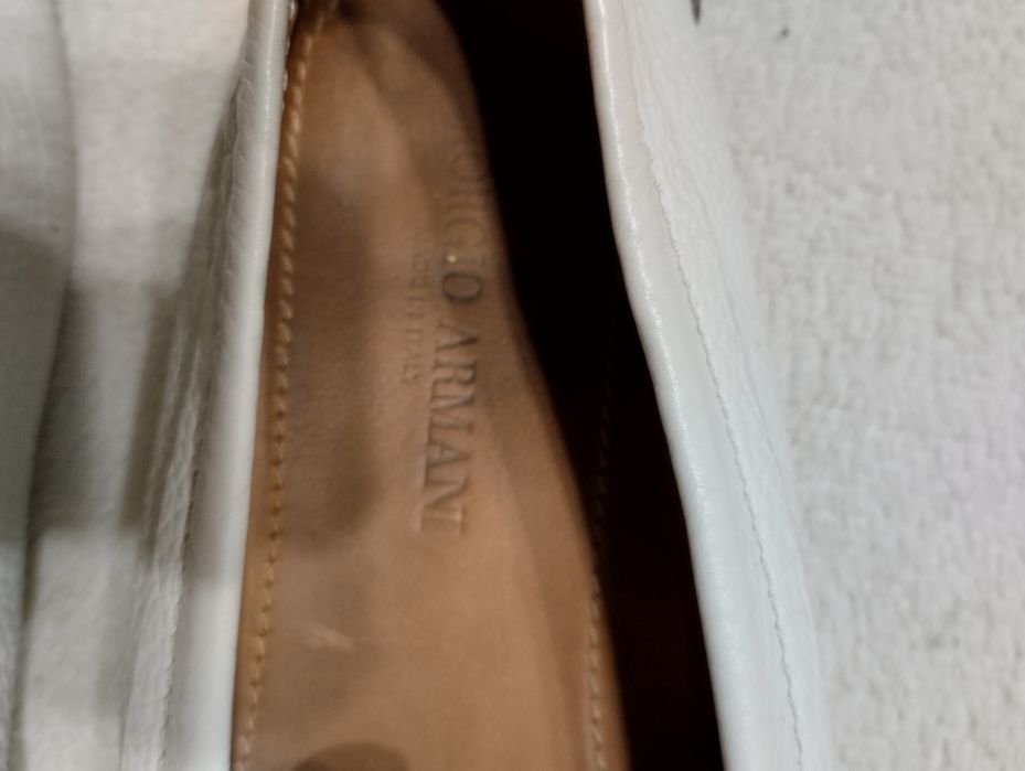 Макасины кожаные.бренда Armani