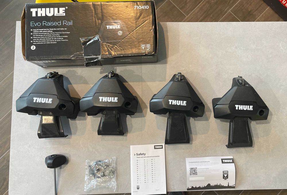Thule Evo Clamp 710500 - Picior de prindere pentru barele transversale Thule EVO + KIT Toyota CHR model nou
