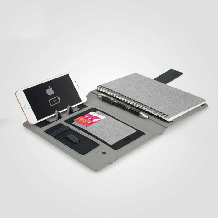 Блокнот повербанк, флешка Ежедневник с Power Bank и USB pro lider