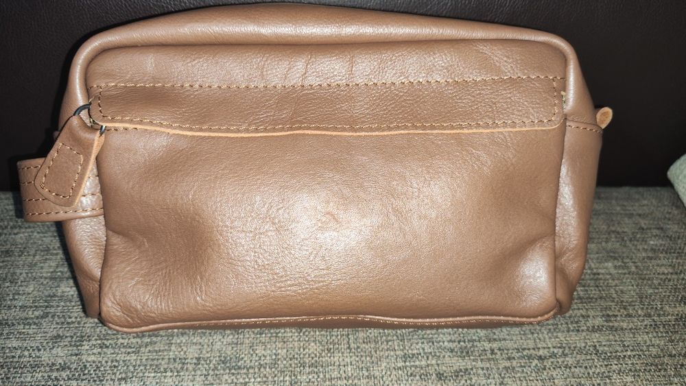 Борсетка мужская. Кожа