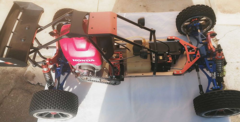 Automodel Amewi Pitbull X, modificat, motor Honda 4T