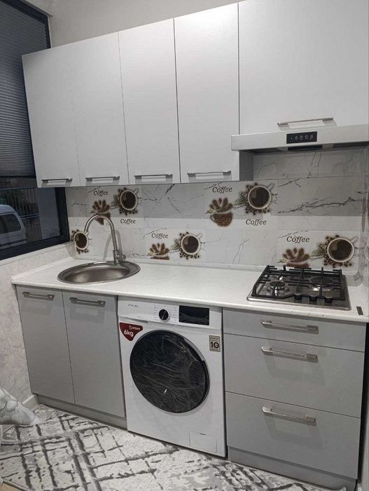 Аренда 1в2 переделанная квартира на Карасу -1