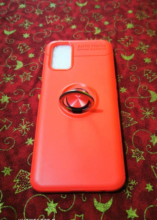 Husa Oppo A72 5G - Gel TPU Magnetic Finger Ring Red CUBZ