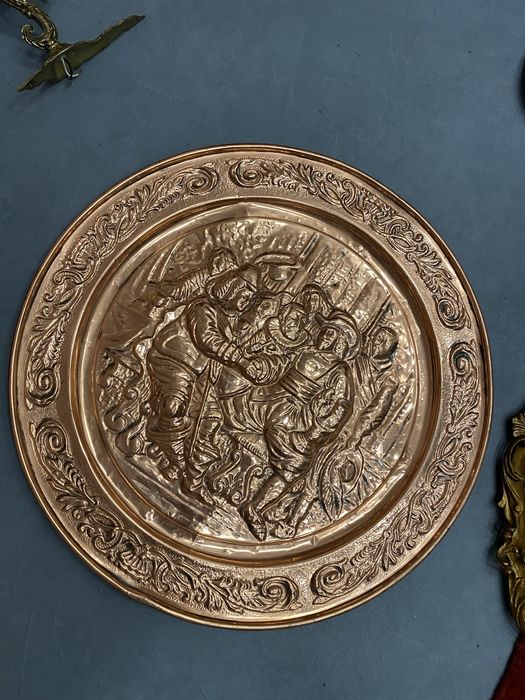 Голямо медно пано за стена от холандия