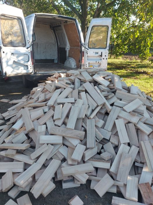 Aduc lemne de foc deșeuri esență tare 3,5 metri steri
