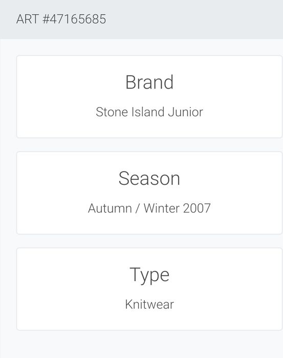 Stone island Junior jacket & knitwear